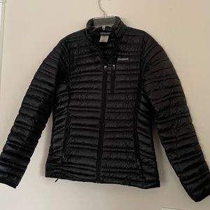 Patagonia zip down sweater black XS